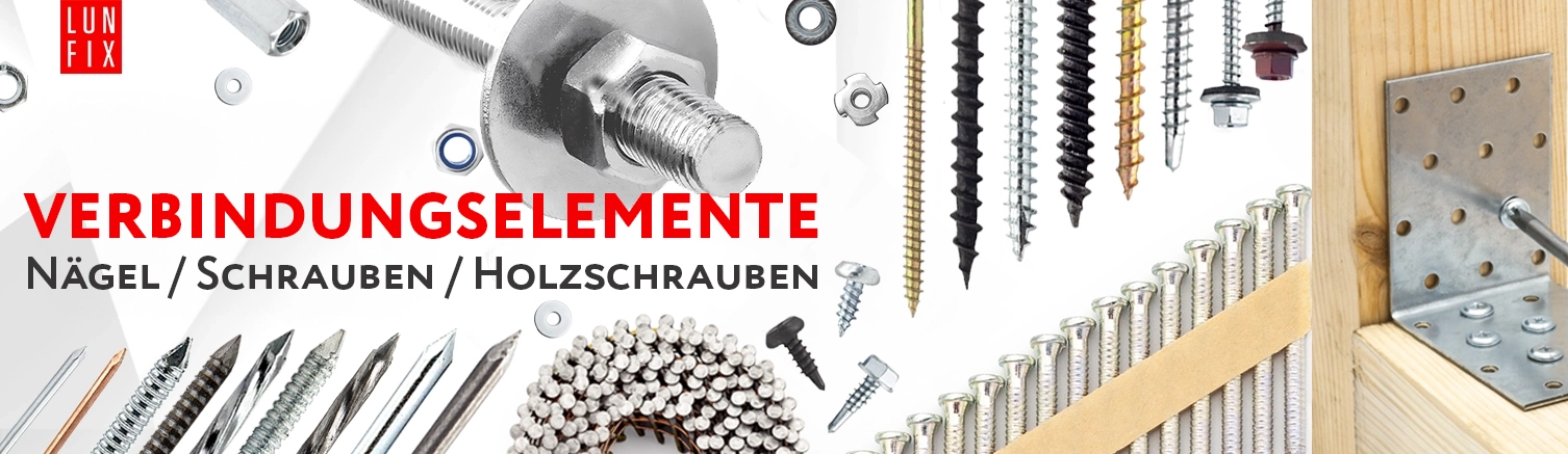Elementy złączne - gwoździe / śruby / wkręty Lun Fix