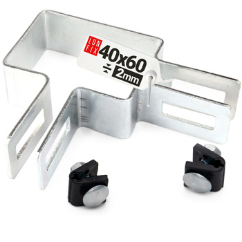 Eckschelle für 40x60 mm Pfosten Verzinkt