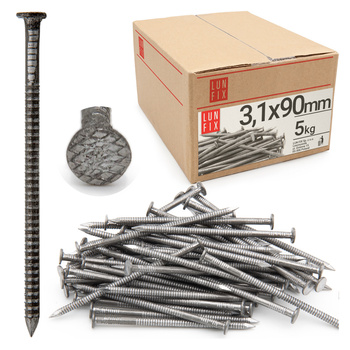 Rillennagel 3,1x90 5kg Unverzinkter