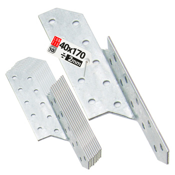 Sparrenpfettenanker 40x170mm Rechts 10er Set