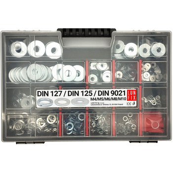 750 stück Sortiment Satz Unterlegscheiben M4-M10 DIN 127 125 9021