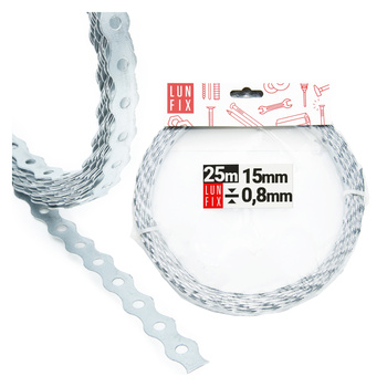 Lochband 15x0,8mm 25m