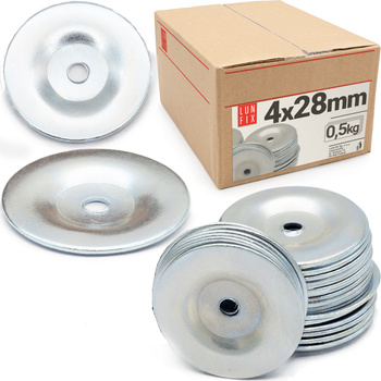 Unterlegscheiben für Dachpappennägel 4x28mm 0,5kg