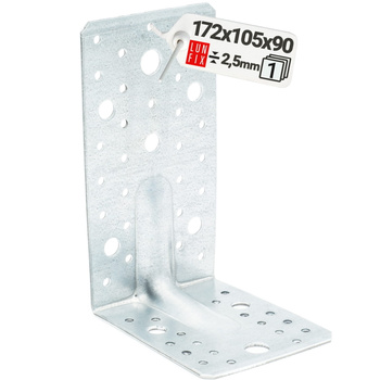Schwerlast Winkelverbinder 172x105x90x2,5 mm