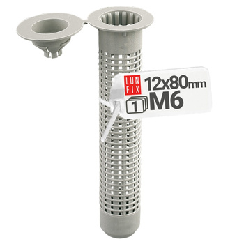 Siebhülse Kunststoff Verbundmörtel 12x80mm M6