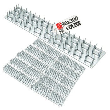 Nagelplatte 300x96x1,3mm Flachverbinder 10 Stk