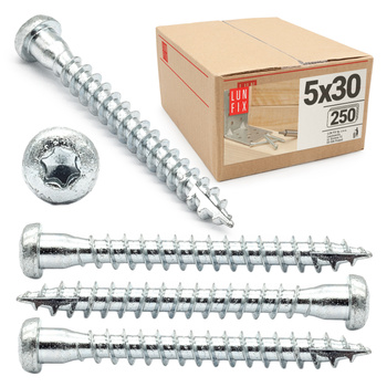 Winkelbeschlagschraube 5x30 mm TX20 250 St.