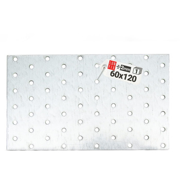 Flachverbinder 60x120x2mm Lochplatte 1 Stk