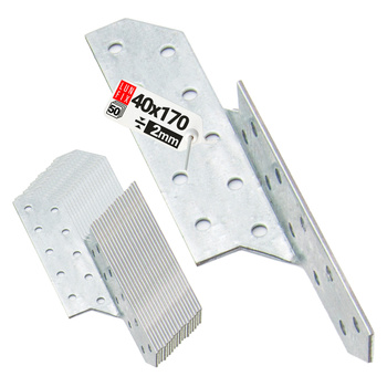 Sparrenpfettenanker 40x170mm Rechts 50er Set