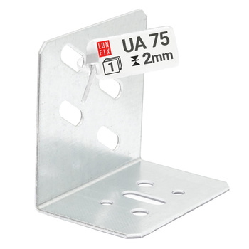 Türrahmenwinkel 80x55x65mm UA75 Verzinkt