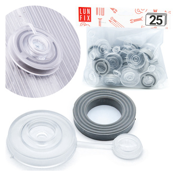 Gewächshaus Unterlegscheiben Dichtscheiben Isoliert Schraubkappe Schraub Deckel Kappen 25 Stück