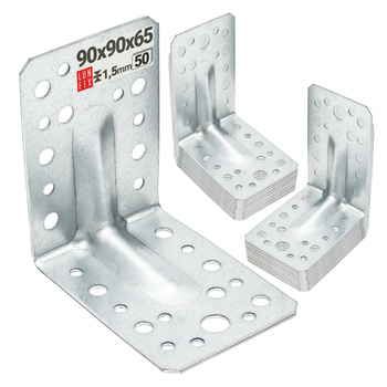 50 Stück Schwerlast Winkelverbinder 90x90x65
