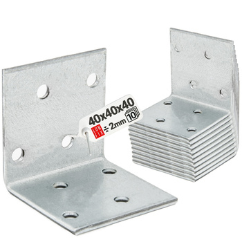 Breitwinkel Eckwinkel 40x40x40x2 mm 10 Stück