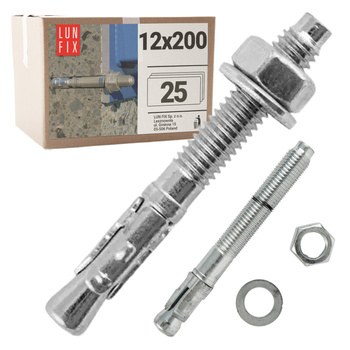 Schwerlastanker Bolzenanker M12 200mm 25stk