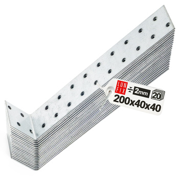 20 Stück FlachstahlBetonanker 200x40mm Materialstärke 2 mm