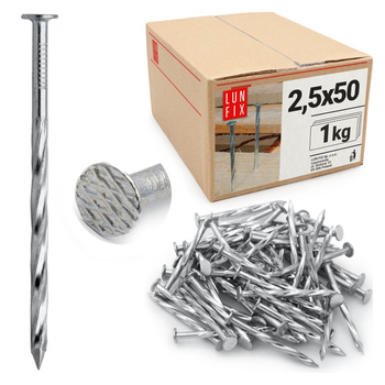 Drallschaft 2,5x50 1kg verzinkter