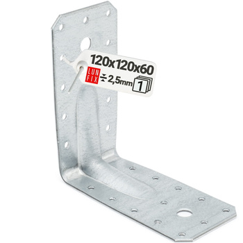 Schwerlast Winkelverbinder 120x120x60x2,5 mm