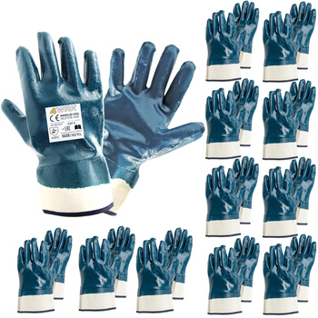 ölbeständige Arbeitshandschuhe Nitril 10 XL 12 stk.