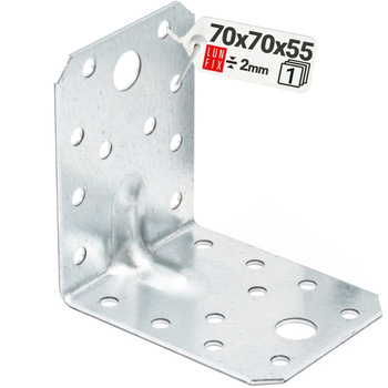 Winkelverbinder Lochplattenwinkel 70x70x55x2