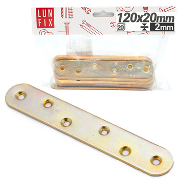 Möbel Flachverbinder 120x20x2mm 20er Set