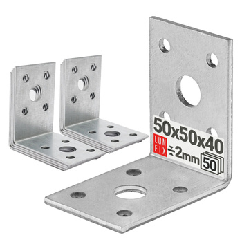 Breitwinkel Eckwinkel 50x50x40x2 mm 50 Stück