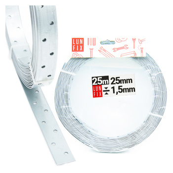 Lochband 25x1,5mm 25m