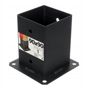 Pfostenträger 90x90 Shwarz