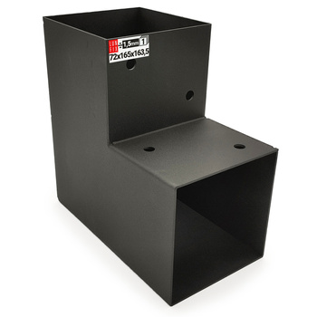 Pfostenverbinder Holzverbinder Pergola 2 balken 70x70mm