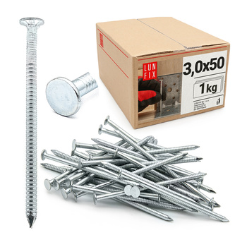 Rillennagel 3x50 1kg verzinkter