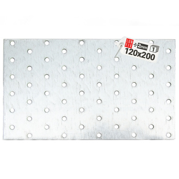 Flachverbinder 200x120x2mm Lochplatte 1 Stk