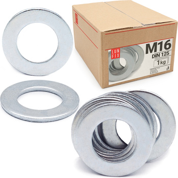 Unterlegscheiben M16 DIN 125 1Kg - ca.95 Stck.