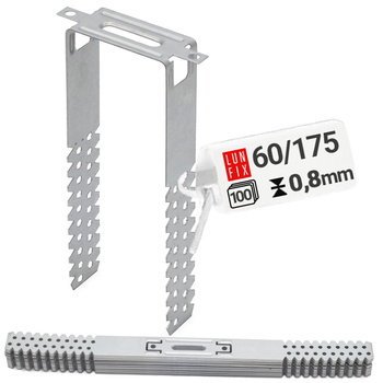 100 x 60/175 mm Direktabhänger für Trockenbau Für CD-Profile 60/27