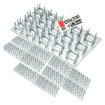 Nagelplatte 200x120x1,3mm Flachverbinder 10 Stk