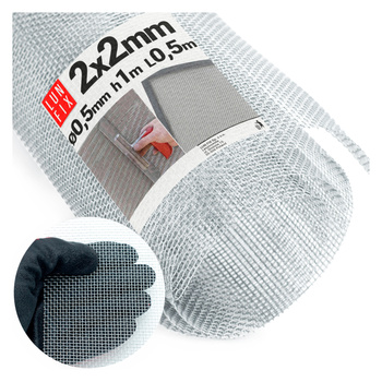 Feinmaschig Verzinkt 2x2mm ø0,5 H1m L50cm