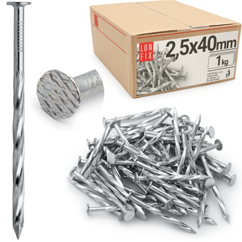 Drallschaft 2,5x40 1kg verzinkter