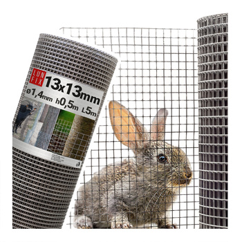 Wühlmausgitter Maulwurfgitter Kaninchendraht H50cm L5m Maschenweite 13x13mm Ø1,4mm