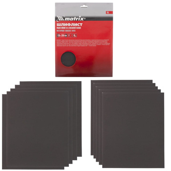 Papier ścierny arkusz P80 230x280 wodoodporny 10szt.