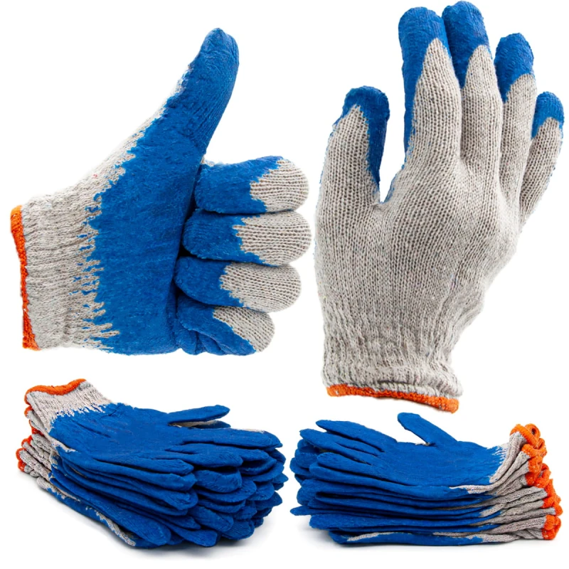Arbeitshandschuhe blaue Größe L, 10 Stück