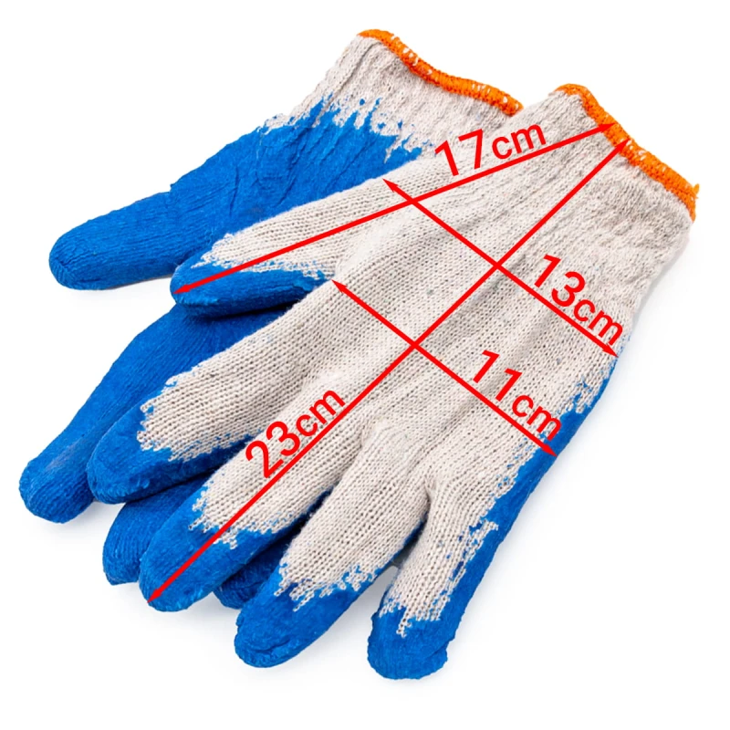Arbeitshandschuhe blaue Größe L, 10 Stück
