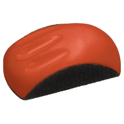 Handschleifklotz 150 mm Mausform für Schleifscheibe Klett