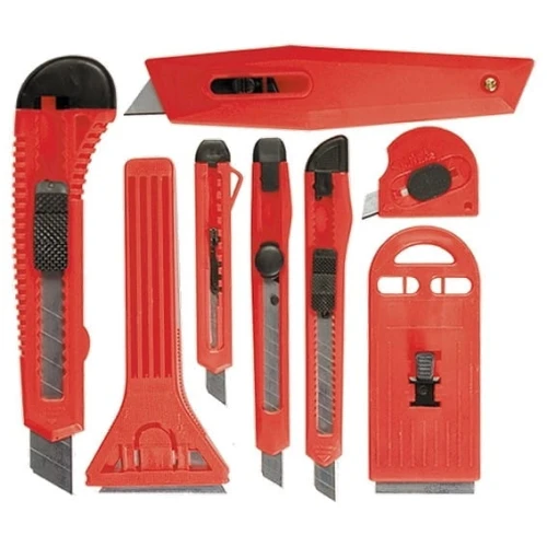 Cuttermesser und Trapezschaber Set 8 Teile