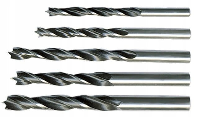 Schlangenbohrer-Set für Holz 4-10 mm 5 Teile