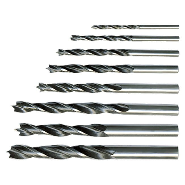Schlangenbohrer-Set für Holz 3-10 mm 8 Teile
