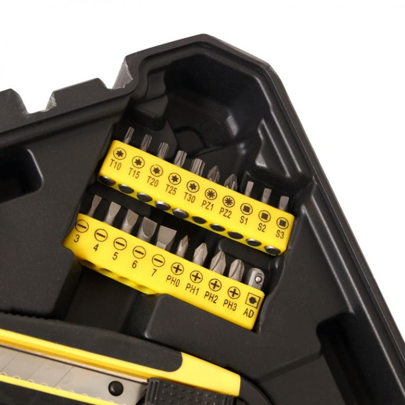 Haushalts-Werkzeugset mit Akku-Schrauber USB Bohrern und Bits 110 Teile