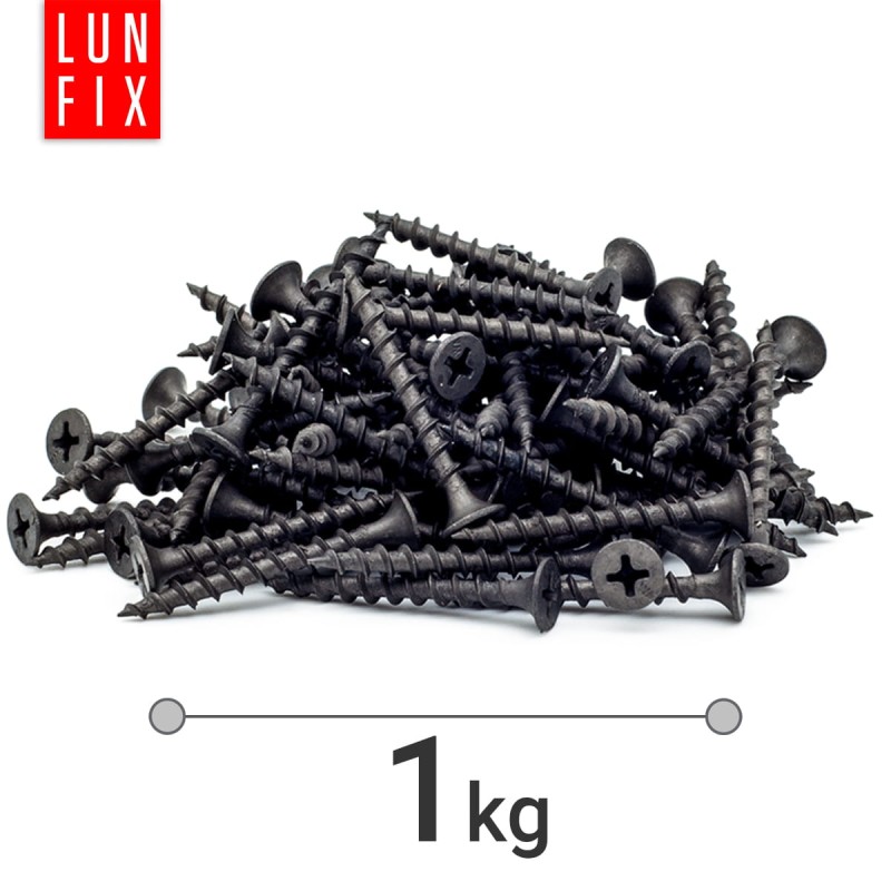 Wkręty do płyt gipsowych g-k 3,5x55 do drewna KGD 1kg