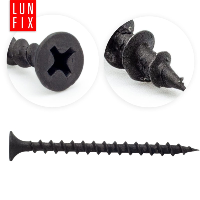 Wkręty do płyt gipsowych g-k 3,5x55 do drewna KGD 1kg