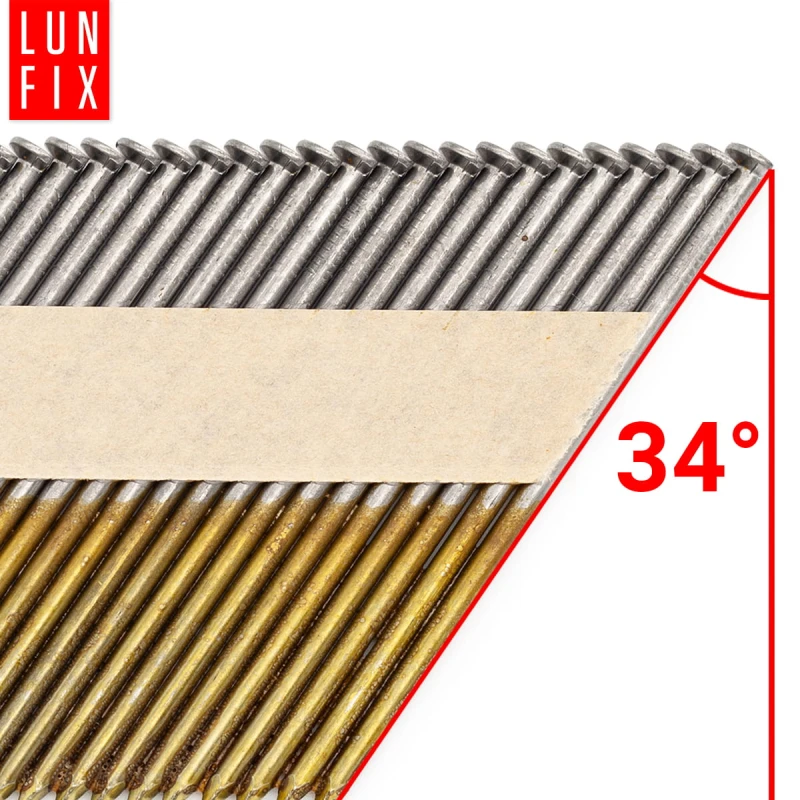 34° Grad Nagel Glatt 2,8 x 50 mm Packung 4000 Stück
