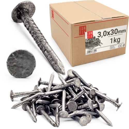 Dachpappennägel schwarz 2x20 1kg