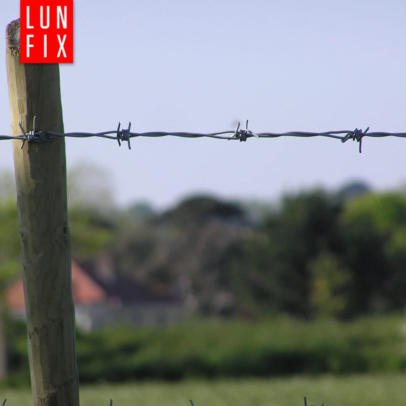 Stacheldraht Weidezaun 1,5mm doppelt Verdrillt 50m