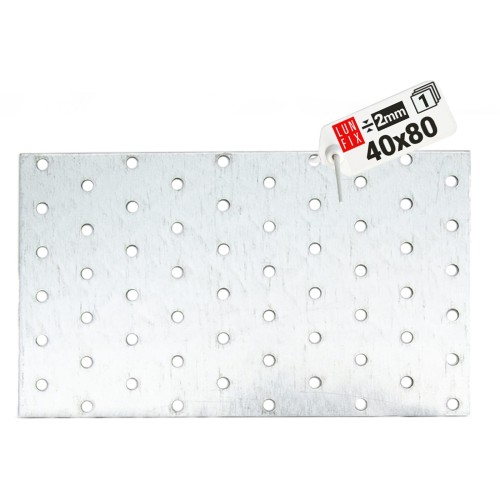 Flachverbinder 40x80x2mm Lochplatte 1 Stk